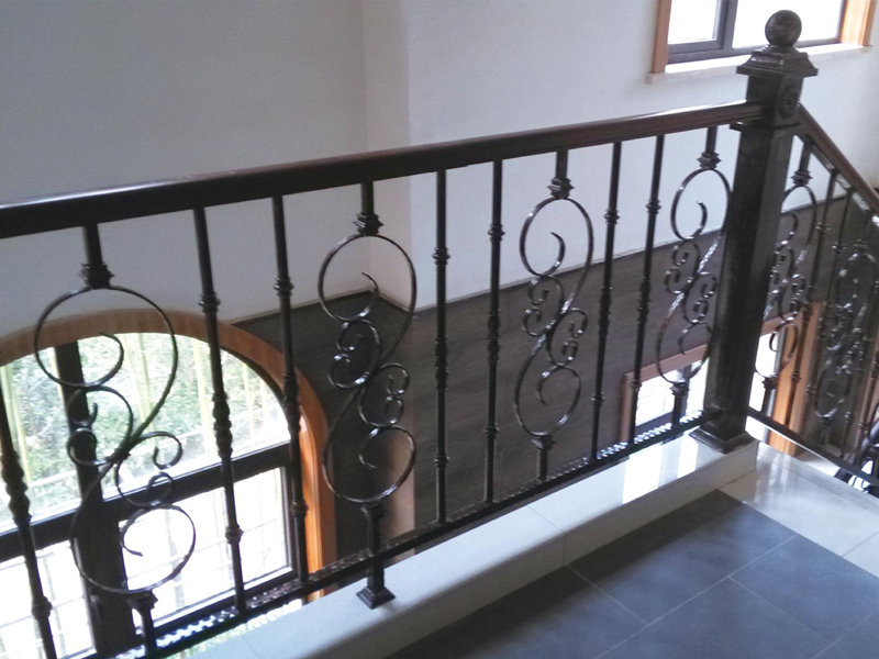 wrought iron stair railing - Image 7