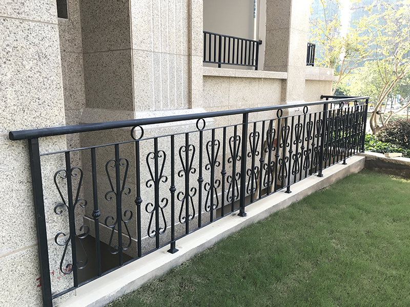 wrought iron stair railing - Image 2