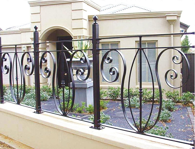 wrought iron stair railing - Image 8